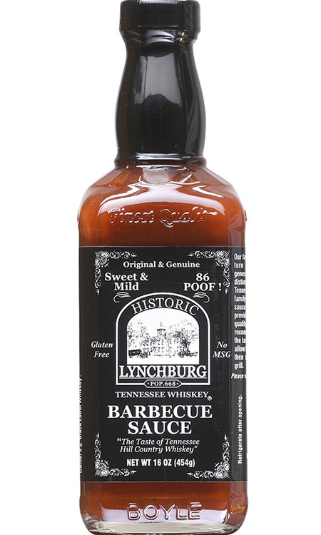 Historic Lynchburg Tennessee Whiskey Jack Daniel’s 86 Proof Sweet N Mild BBQ, 16oz.