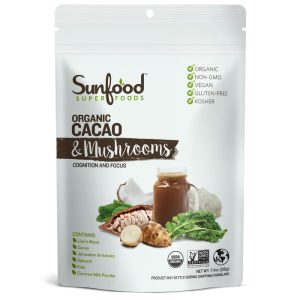 Sunfood Superfoods Cacao Mushroom Powder Org 7.4 Oz – Pack Of 1