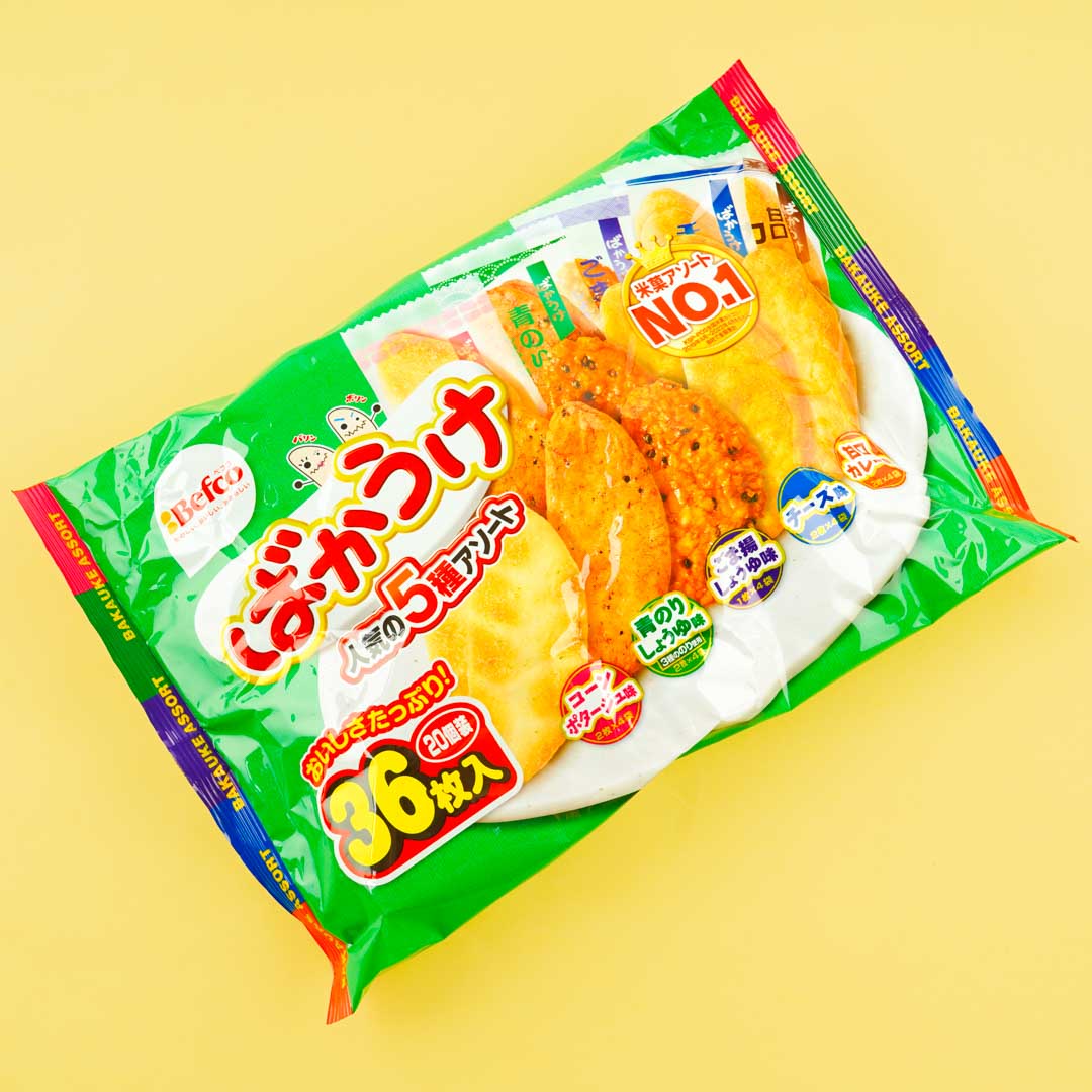 Befco Kuriyama Bakauke Rice Crackers – Assorted