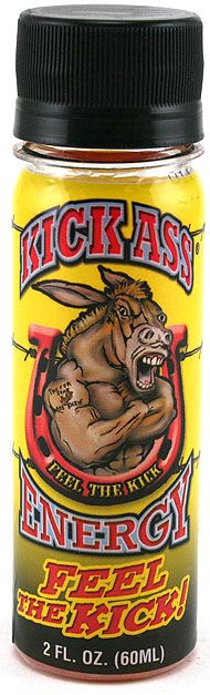 Kick Ass Energy Drink, 2oz.