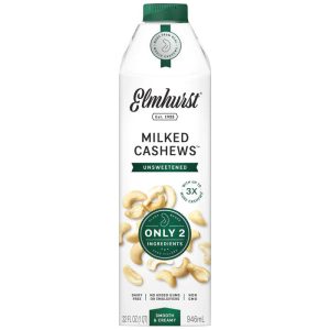 Elmhurst – Unsweetened Cashew Milk, 32 fl oz | Buy Online at PlantX