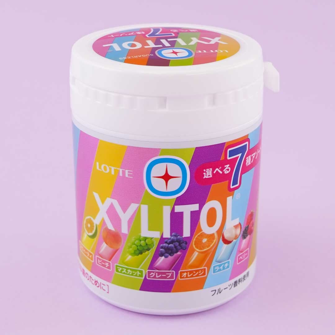 Lotte Xylitol Gum Bottle – Assorted 7 Fruits
