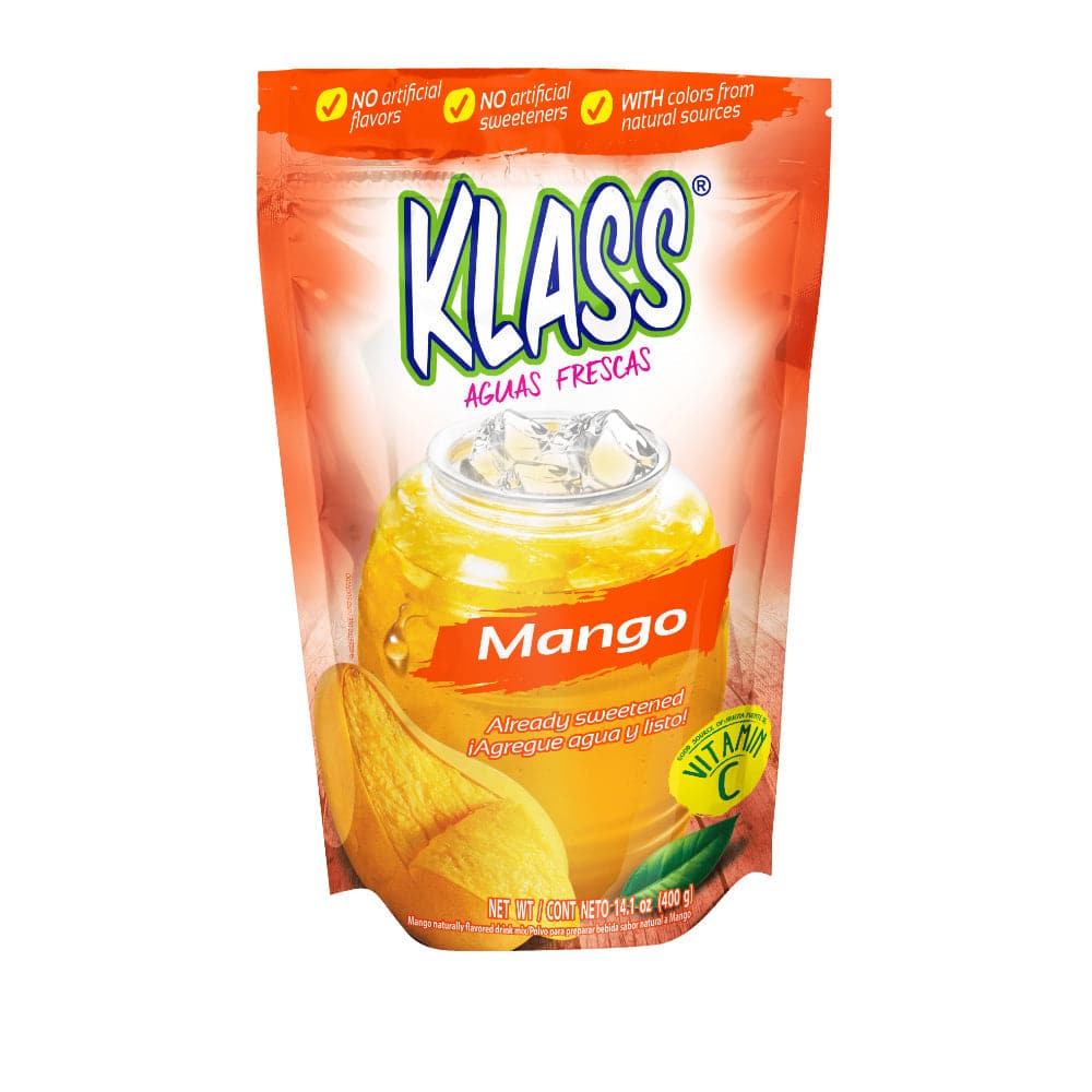 Klass – Beverage Mix Mango Sweetened, 14.1 Oz