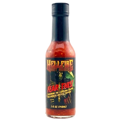 Hot Sauce Hellfire Fear This! Carolina Reaper 5 oz Heat 10 Extract