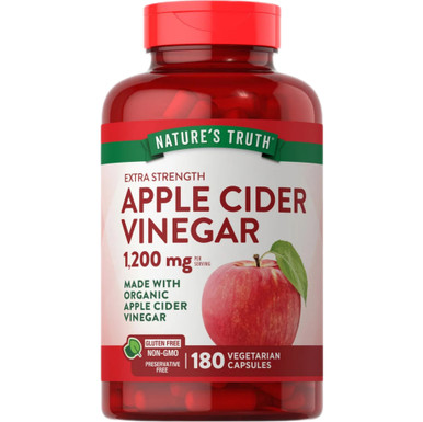 Nature’s Truth Apple Cider Vinegar 1200 mg., 180 Capsules