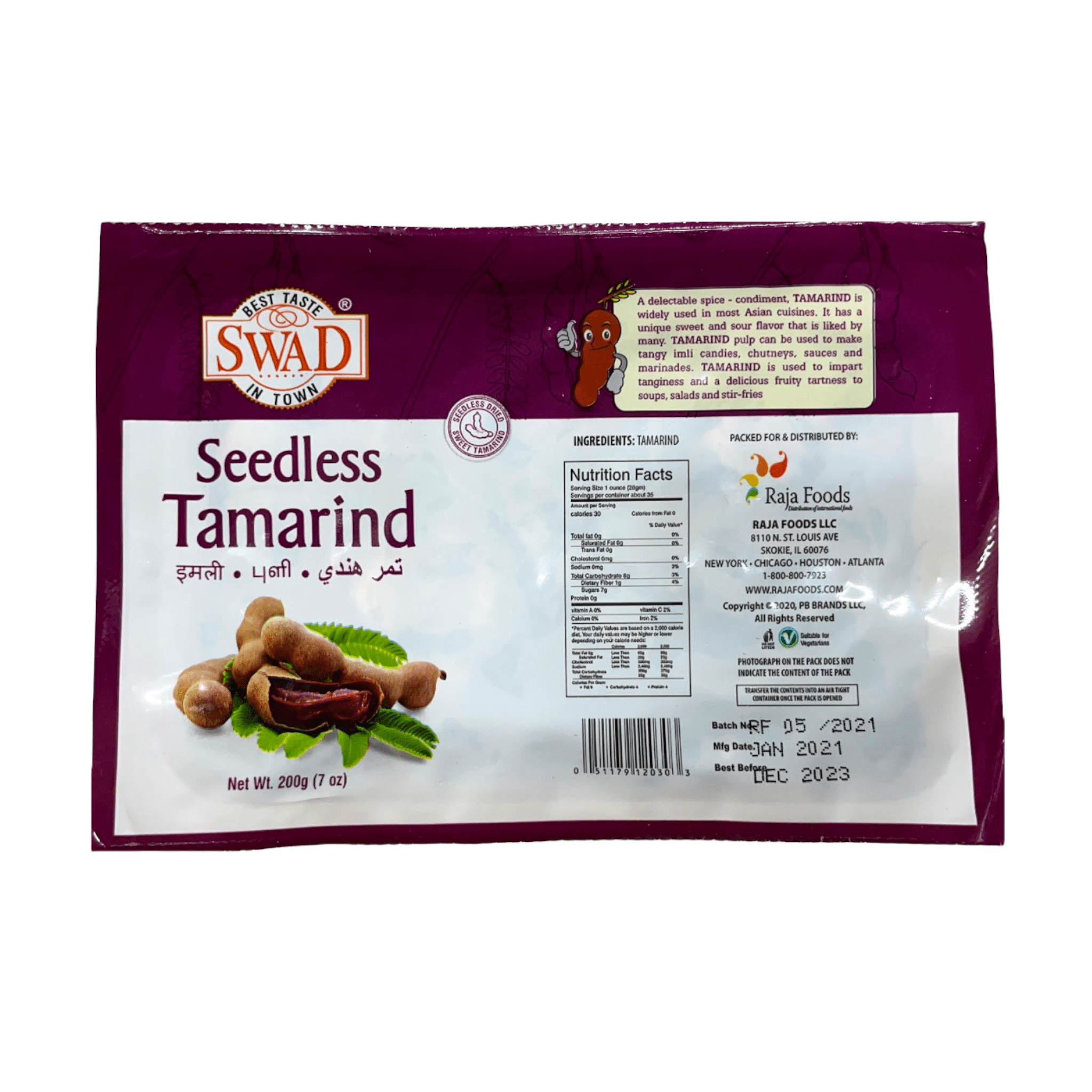 Swad Seedless Tamarind Paste
