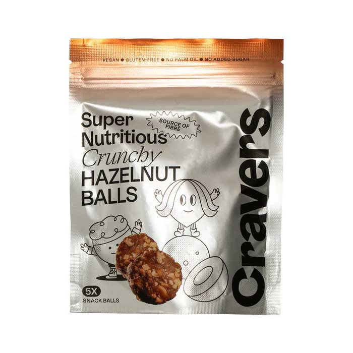Cravers Hazelnut Balls | Gourmet Snacks: Crunchy, Coconut, Cacao