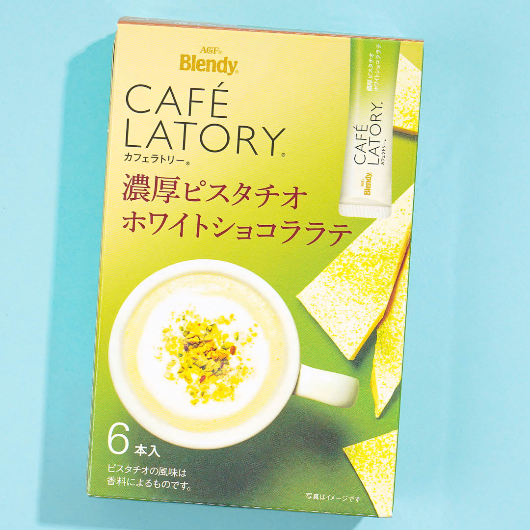 Blendy Cafe Latory Pistachio White Choco Latte