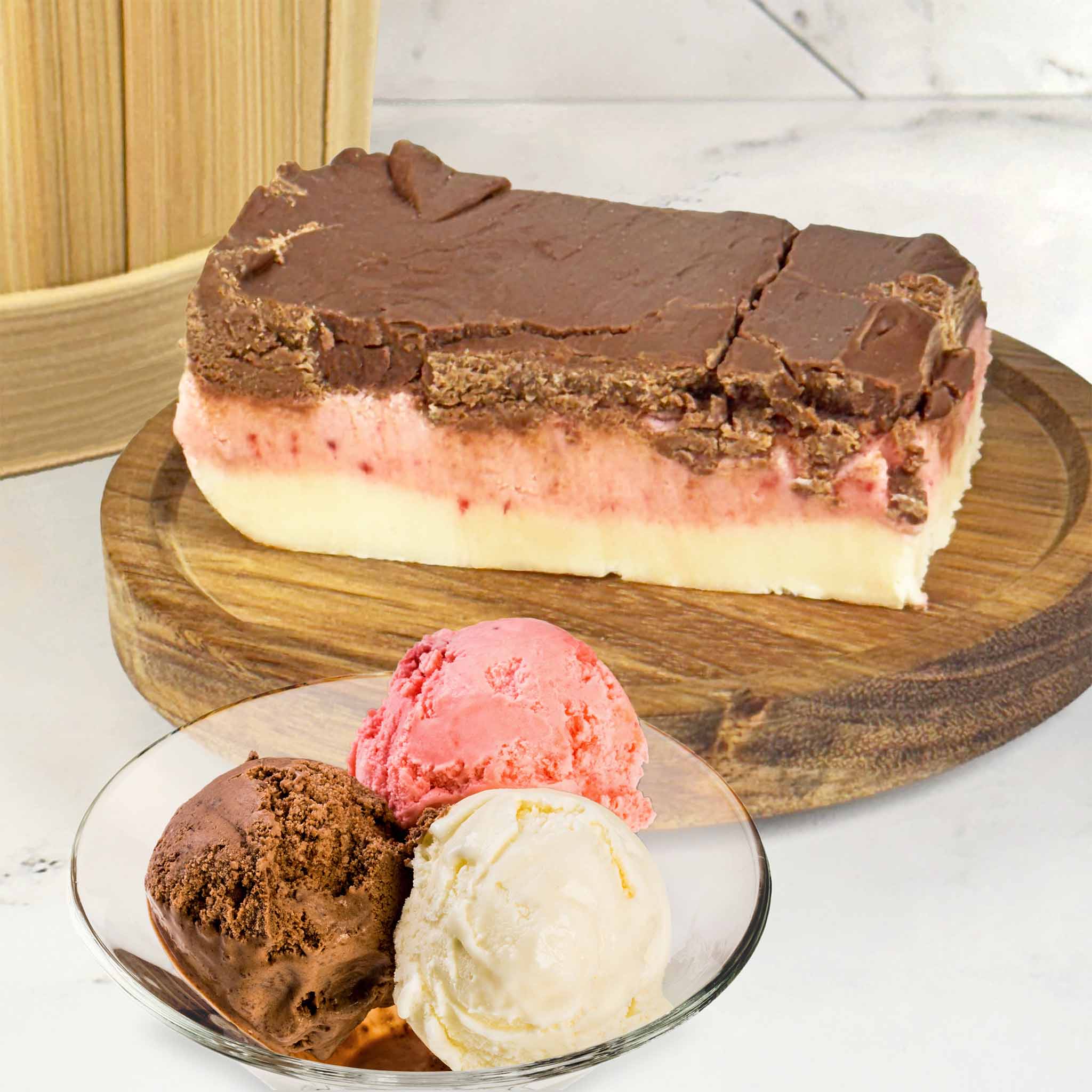 Neapolitan Fudge