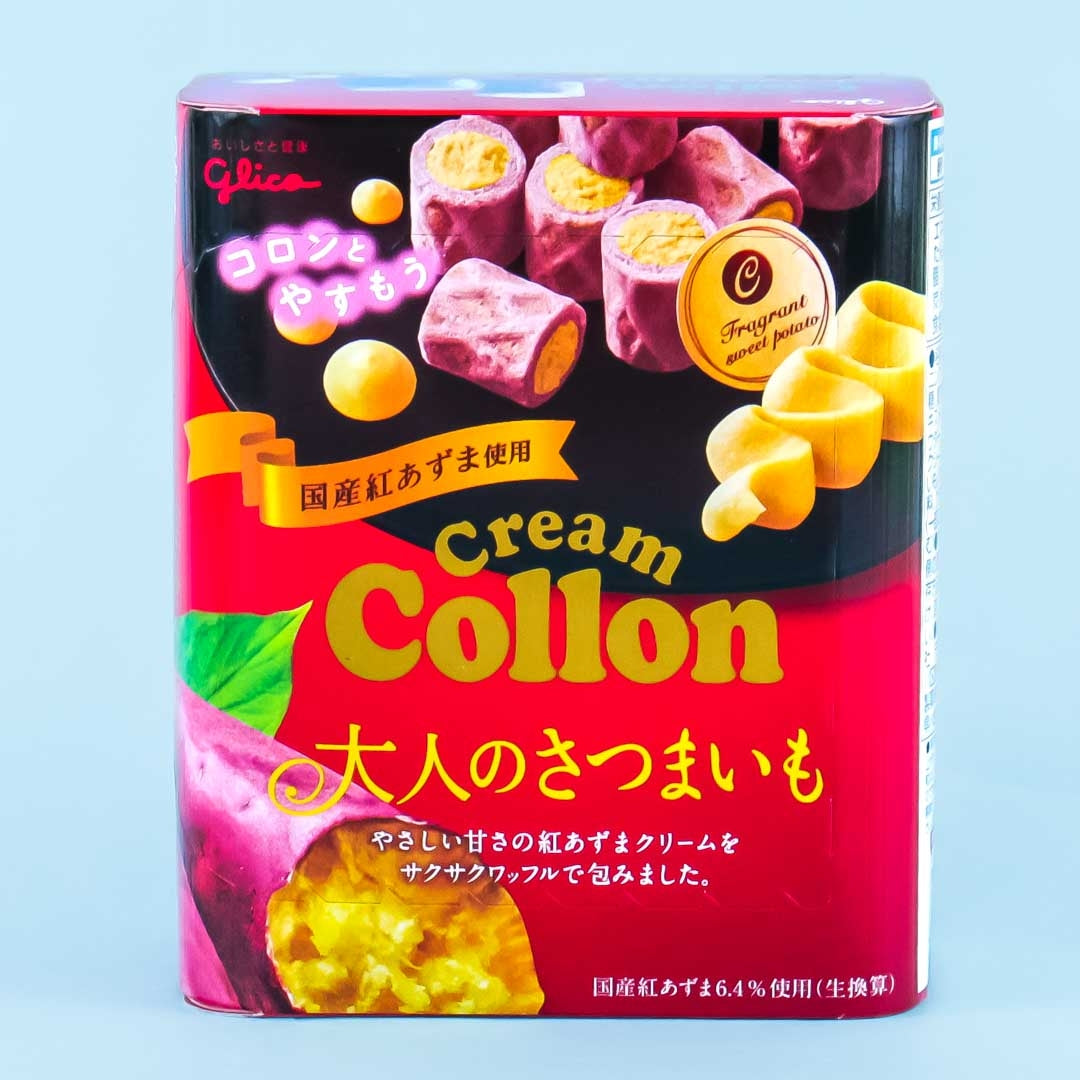 Glico Cream Collon Biscuit Rolls – Satsumaimo