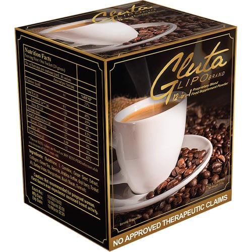 Gluta Lipo Brand – 13 in 1 – Coffee – 10 Sachets – 210 G