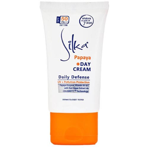 Silka – Papaya Day Cream – Daily Defense – UV + Pollution Protection – 30 ML