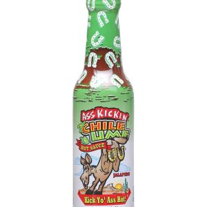 Hot Sauce Ass Kickin Chile & Lime Jalapeno 5 oz Heat 4 Arizona.