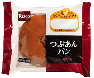 Pasco “Tsubu Anpan” Sweet Bread, Long Life Series, Sale