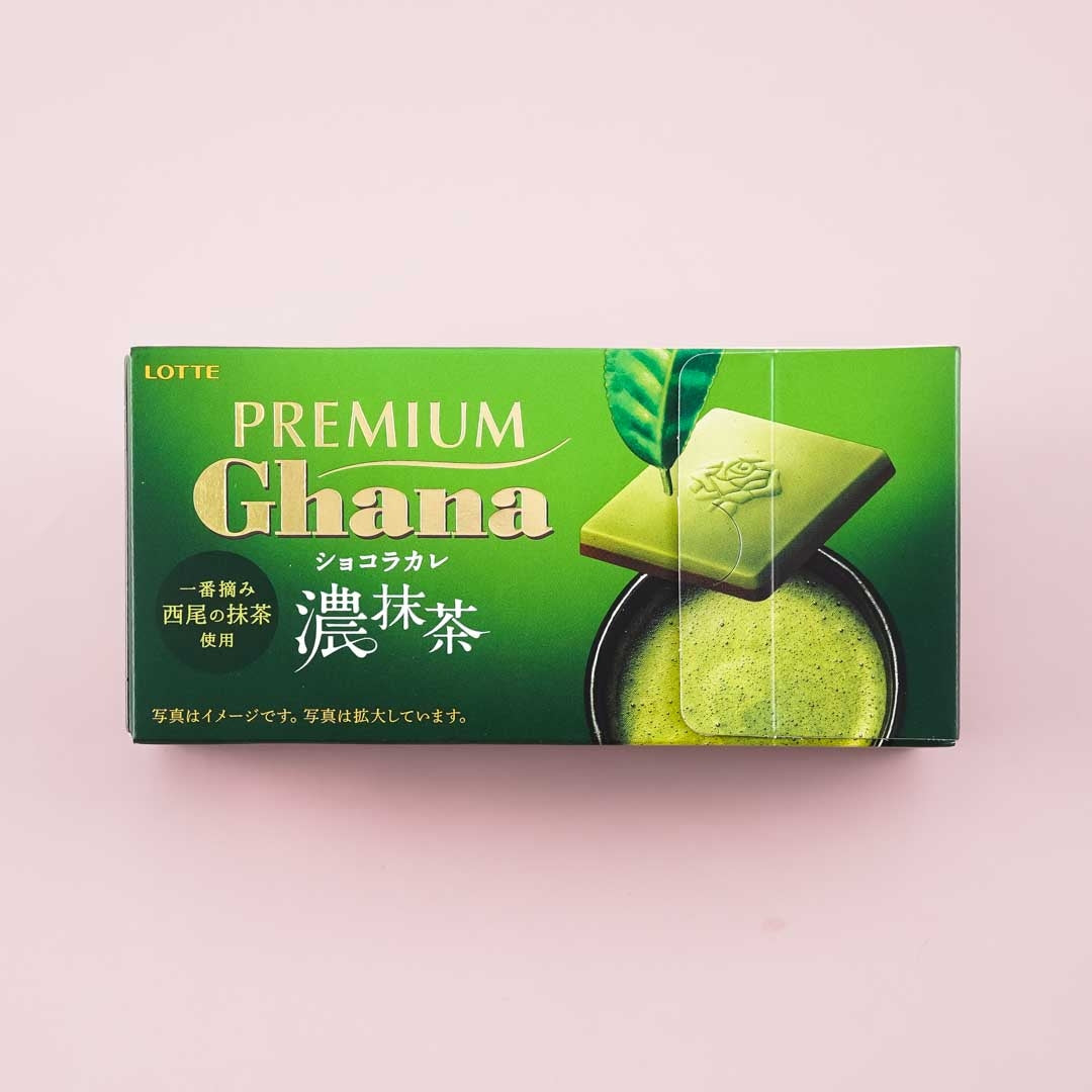 Lotte Premium Ghana Chocolate – Dark Matcha
