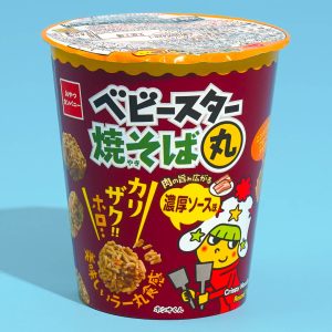 Baby Star Yakisoba Round Noodle Snack Cup