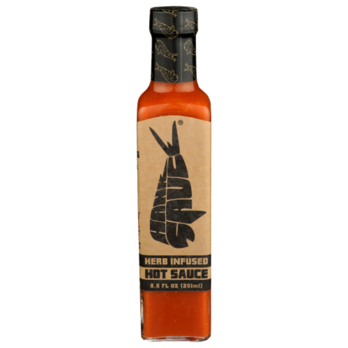 Hank Sauce – Sauce Herb Infused Hot 8.5 Oz – (Pack of 6)