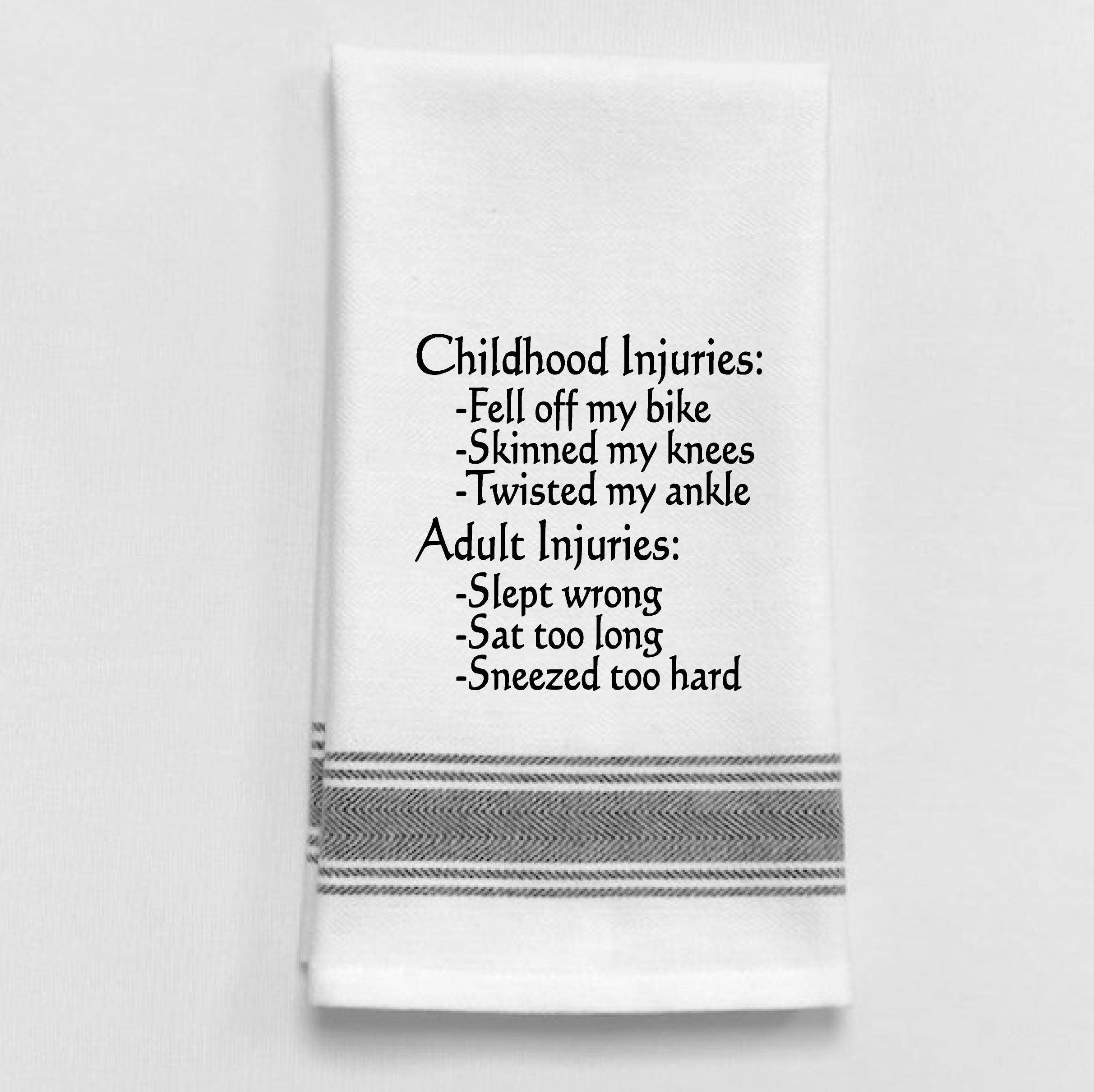 Wild Hare Designs – Childhood Injuries: Fell of my bike…
