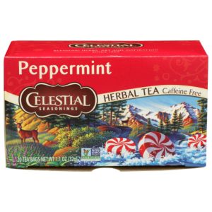 Celestial Seasonings – Herbal Tea Peppermint, 20 Bags | Pack of 6