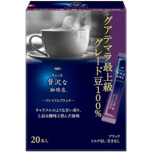AGF Premium Stick Black Guatemala’s Finest Grade Beans 100% 20 Bottles x 3 Box – Tokyo Sakura Mall