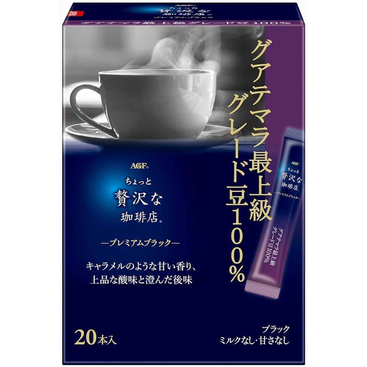 AGF Premium Stick Black Guatemala’s Finest Grade Beans 100% 20 Bottles x 3 Box – Tokyo Sakura Mall