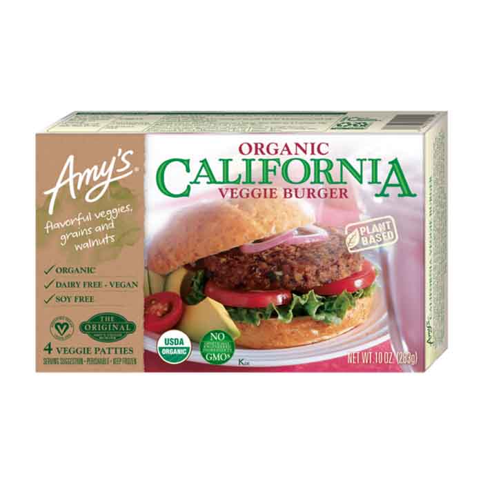 Amys – Veggie Burgers, 10oz | Multiple Flavors | Pack of 12