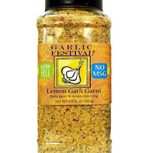 Seasoning Lemon Garli Garni 1lb 8 oz Garlic Festival Foods