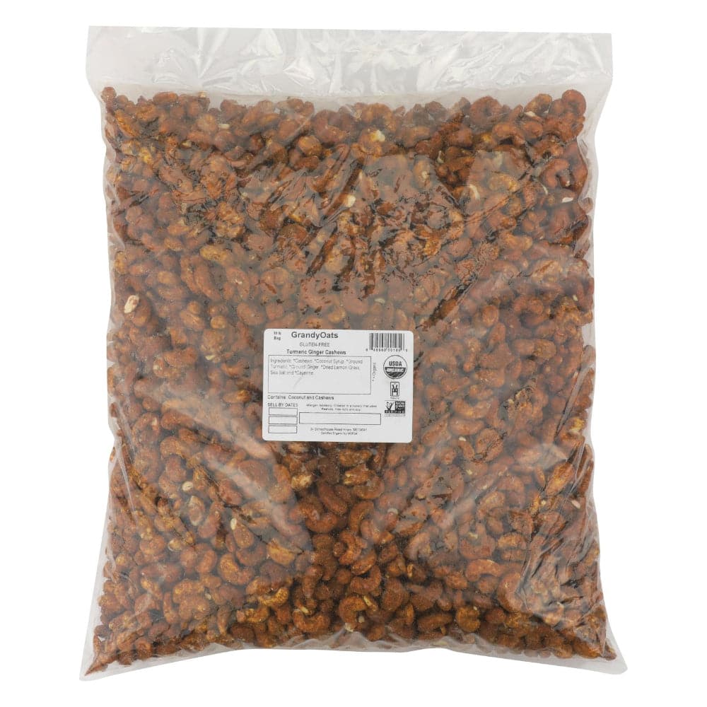 Grandy Oats – Organic Turmeric Ginger Cashews