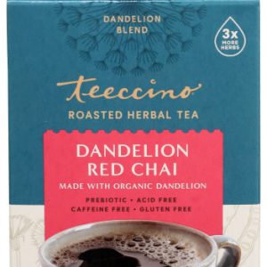Teeccino Tea Dandelion Red Chai 10 Ct – Pack Of 6