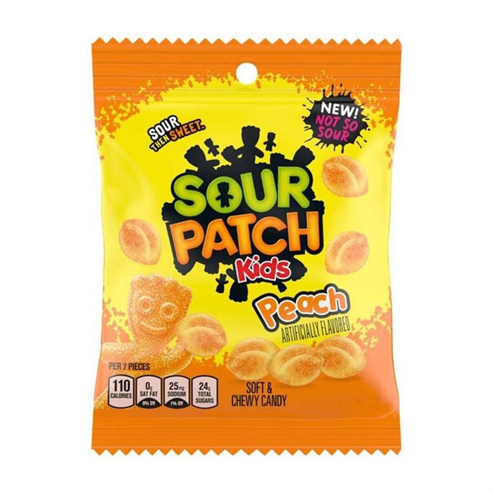 Sour Patch Kids Peach Peg Bag – 8.07 oz