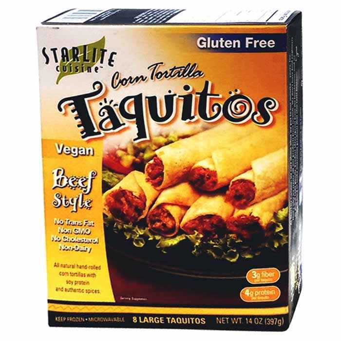 Starlite Cuisine – Corn Tortilla Taquitos, 14oz | Assorted Flavors