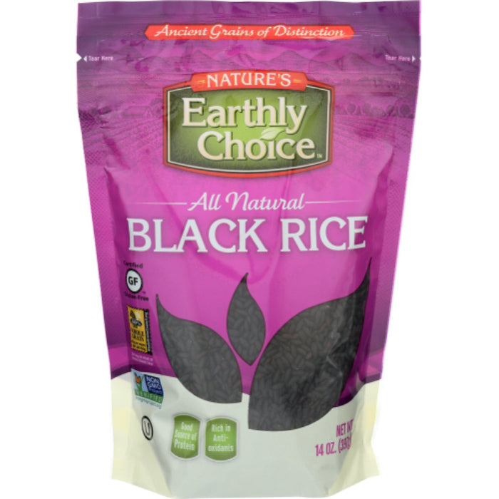 NATURES EARTHLY CHOICE RICE BLACK 14 OZ – Pack of 6