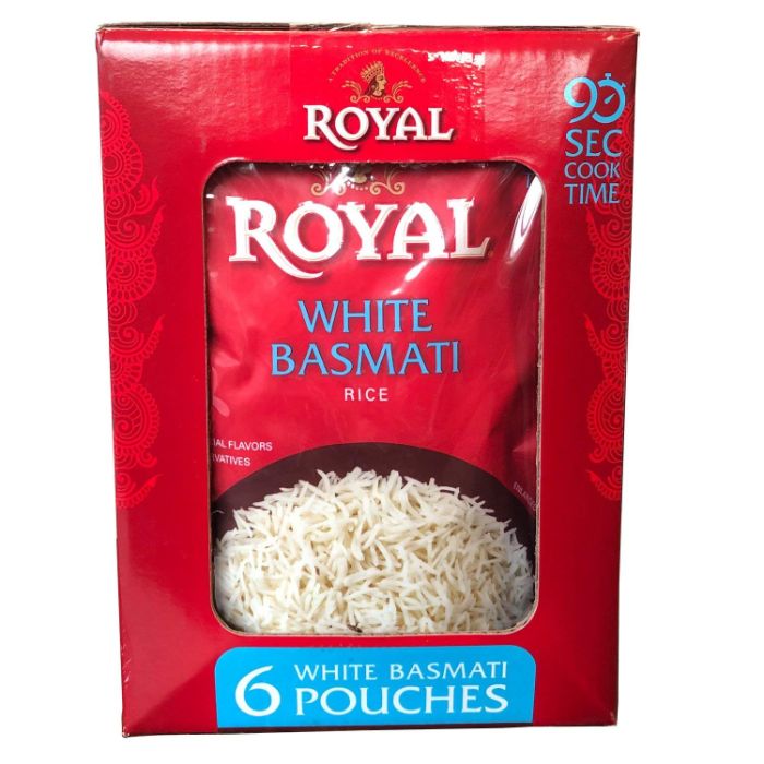 Royal Rice Rth White Basmati 8.5 Oz – Pack Of 6