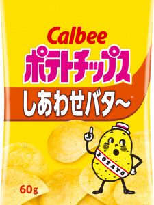 Calbee “Potato Chips, Mild Butter Flavor”, 60g, Seasonal Limited