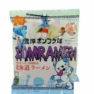 Zomramen, Blue Ramen with Tonkotsu Soup, Instant Noodle, Creepy & Delicious
