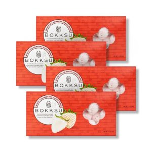 White Strawberry Japanese Candy Bites (4-Pack)