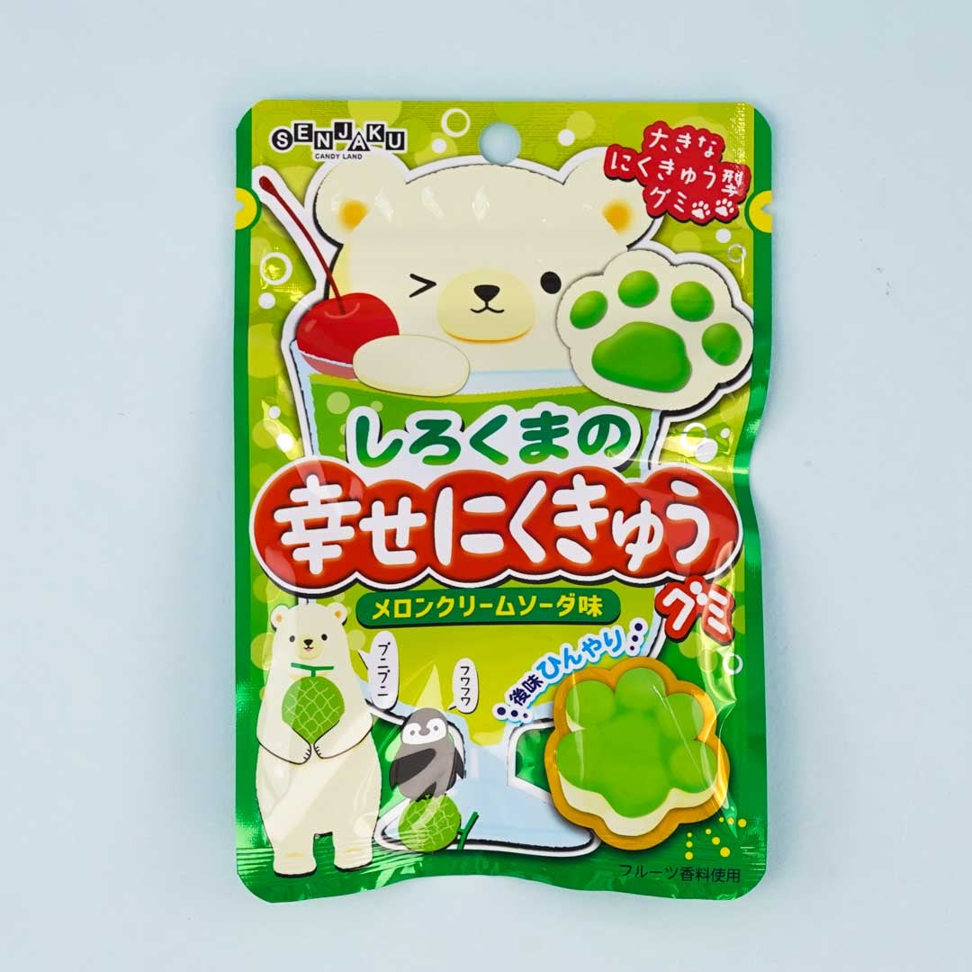 Senjaku Happy Nikukyu Paw Gummy – Melon Cream Soda