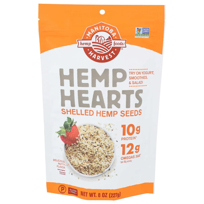 MANITOBA HARVEST – HEMP SEED SHELLED 8 OZ – Pack of 1