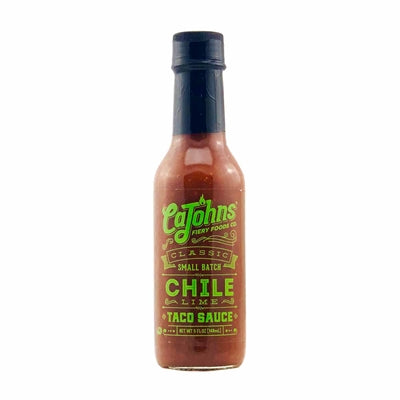 Hot Sauce CaJohns Classic Chile Lime Taco Heat 5