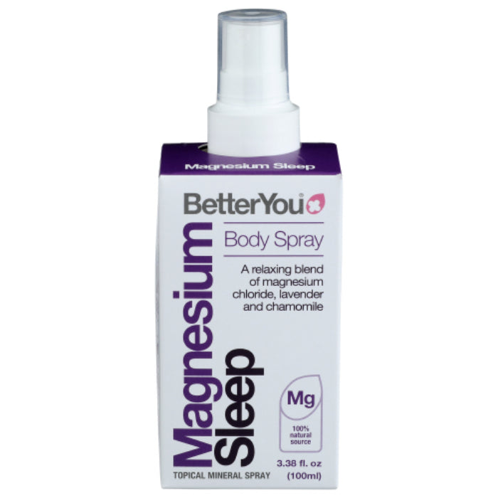 Betteryou – Spray Body Magnesium, 3.38 Fl Oz – Pack of 1
