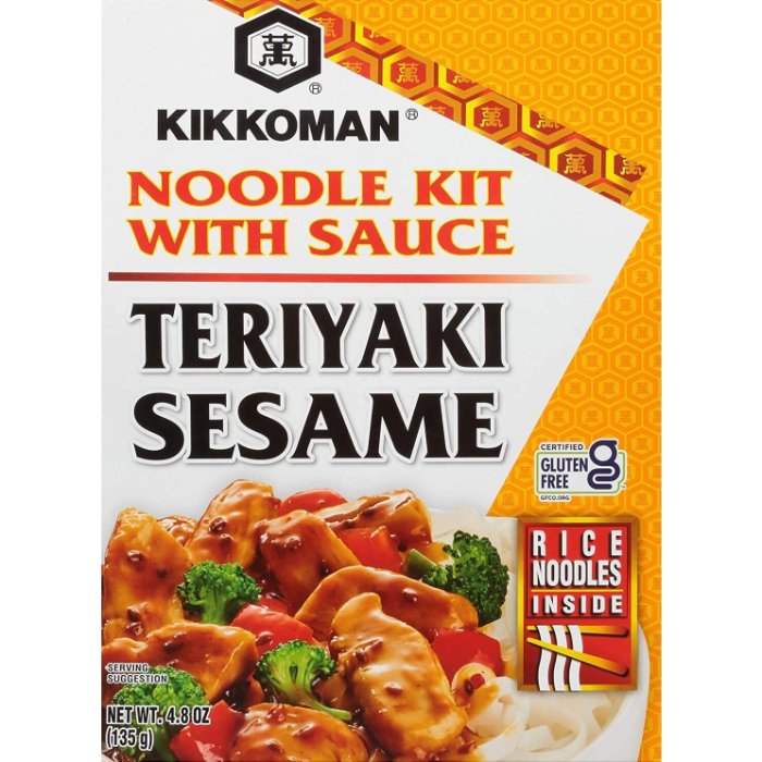 Kikkoman – Noodle Kit Teriyaki Sesam 4.8 Oz – Pack Of 6