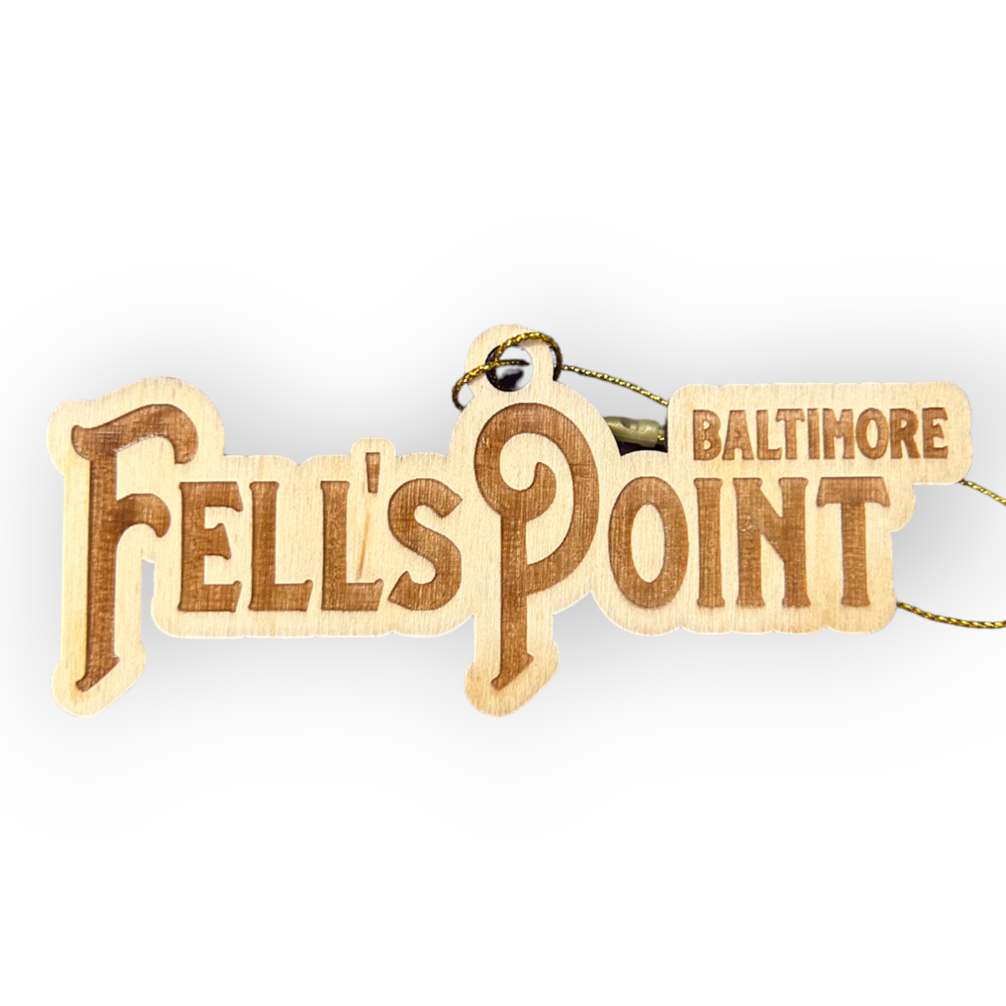 Leroy Christmas Ornaments Fell’s Point Text