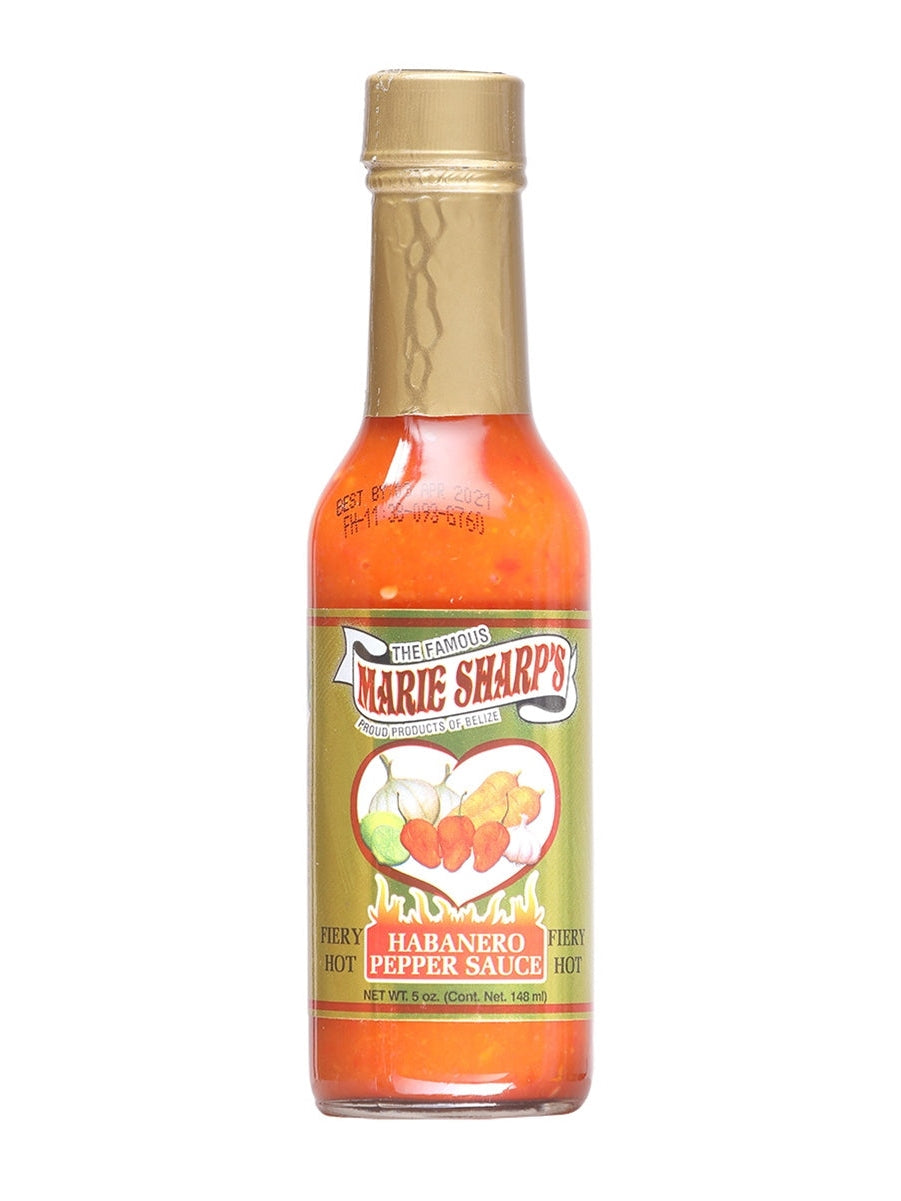 Hot Sauce Marie Sharps Fiery Hot Habanero 5 oz Belize Heat 8