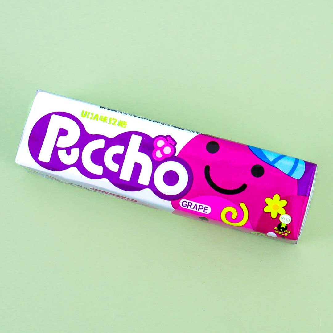 Puccho Chewy Candy – Grape Stripe