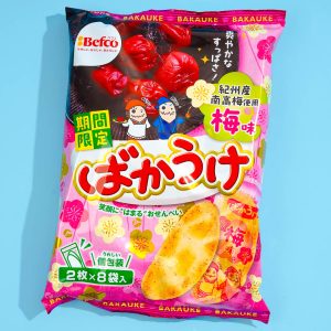 Befco Bakauke Rice Crackers – Plum