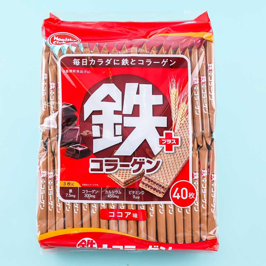 Healthy Club Wafers – Cacao Iron Plus Collagen