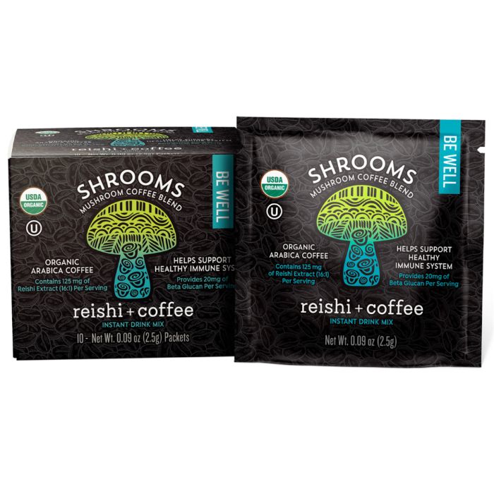 Shrooms – Coffee with Reishi, 10 Pc – Pack of 12