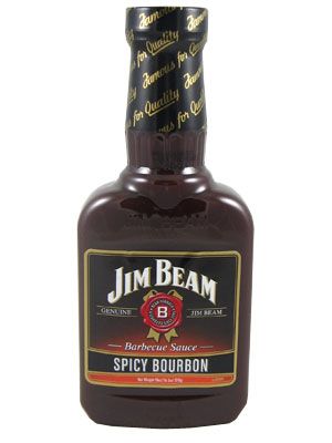 Jim Beam Spicy Bourbon Barbecue Sauce, 18oz.
