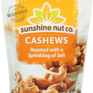 Sunshine Nut Company Cashews Roasted Salted 7 Oz – Pack Of 6