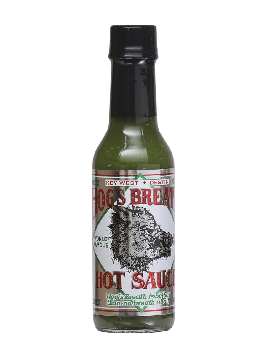 Hot Sauce Hogs Breath 5oz Green Heat 6 Key West Destin Florida